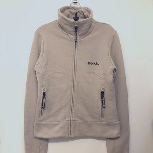 Bench Zip Thru Sweat – Bone Size M